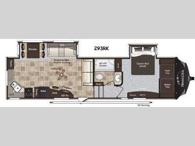 Floorplan - 2014 Keystone RV Montana High Country 293RK