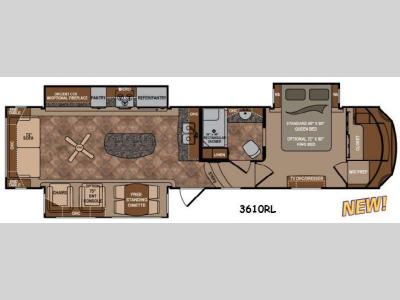 Floorplan - 2014 Dutchmen RV Infinity 3610RL