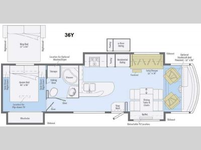 Floorplan - 2015 Winnebago Vista 36Y