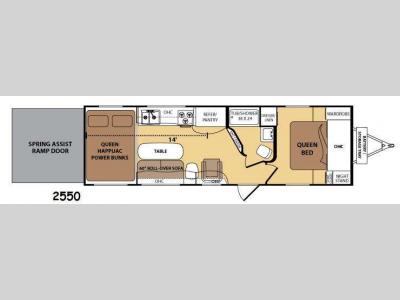 Floorplan - 2014 Dutchmen RV Razorback 2550