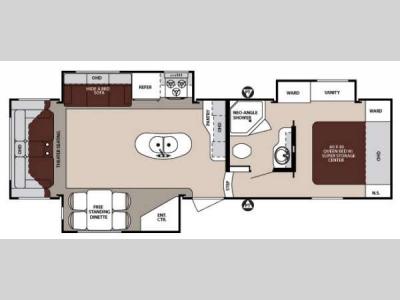 Floorplan - 2014 Forest River RV Surveyor SVF 293RLTS