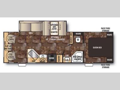 Floorplan - 2015 Forest River RV Cherokee 264L