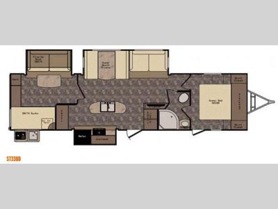 Floorplan - 2015 CrossRoads RV Sunset Trail Reserve ST33BD