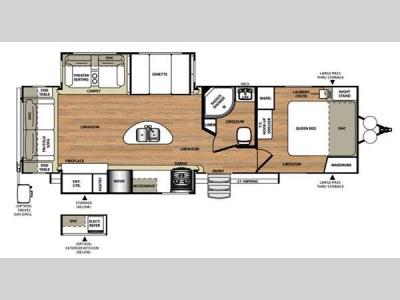 Floorplan - 2015 Forest River RV Wildwood Heritage Glen 272RLIS