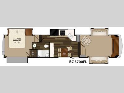 Floorplan - 2015 Heartland Big Country 3700 FL