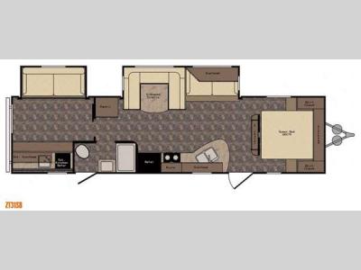 Floorplan - 2015 CrossRoads RV Zinger ZT31SB