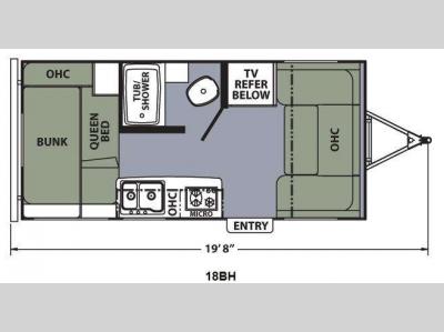 Floorplan - 2015 Coachmen RV Apex Ultra-Lite 18BH