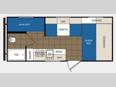 Floorplan - 2015 Prime Time Manufacturing Avenger 17BH