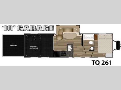 Floorplan - 2015 Heartland Torque TQ 261