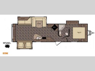 Floorplan - 2015 CrossRoads RV ReZerve RTZ31RE