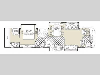 Floorplan - 2007 Fleetwood RV Revolution LE 40E