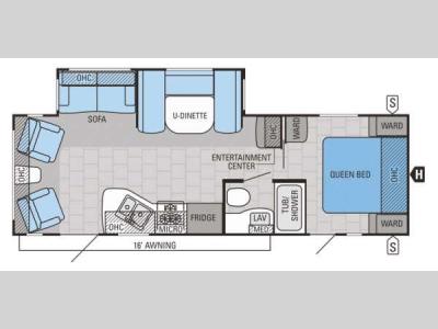 Floorplan - 2015 Jayco Jay Flight 26RLS