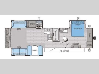 Floorplan - 2015 Jayco Eagle 338RETS