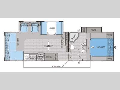 Floorplan - 2015 Jayco Eagle Touring Edition 29.5RLDS