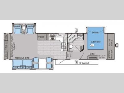 Floorplan - 2015 Jayco Eagle Premier 321RLTS