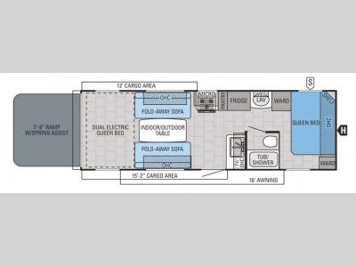 Floorplan - 2015 Jayco Octane ZX T26Y