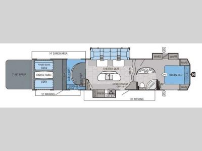 Floorplan - 2015 Jayco Seismic 3914