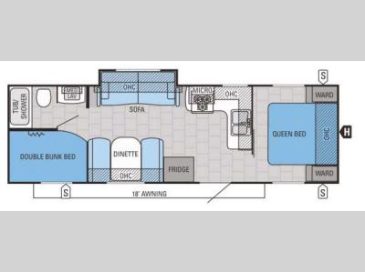 Floorplan - 2015 Jayco Jay Flight 28BHS