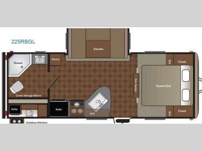 Floorplan - 2014 Keystone RV Springdale 225RBGL