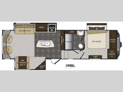 Floorplan - 2015 Keystone RV Avalanche 295RL