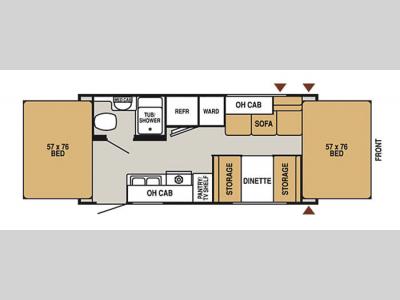 Floorplan - 2007 Starcraft  Antigua 195CK