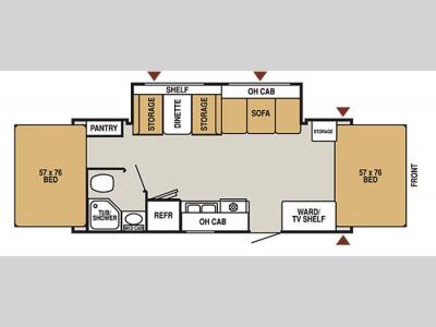 Floorplan - 2007 Starcraft  Antigua 215SSO