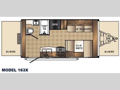 Floorplan - 2015 Palomino Solaire 163 X