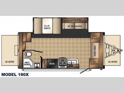 Floorplan - 2015 Palomino Solaire 190 X