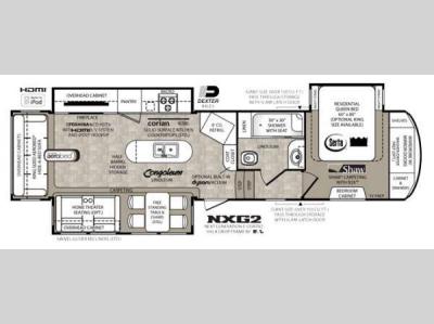 Floorplan - 2015 Forest River RV Wildcat 333MK