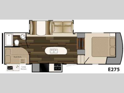 Floorplan - 2015 Heartland ElkRidge Xtreme Light E275