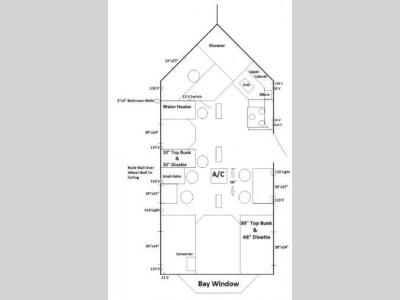 Floorplan - 2015 Ice Castle Fish Houses Ice Fish Houses 17 Ft. RV Edition