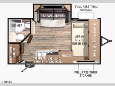 Floorplan - 2015 Cruiser Fun Finder F-189FBS