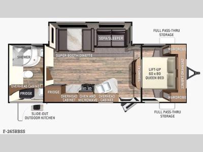 Floorplan - 2015 Cruiser Fun Finder F-265RBSS