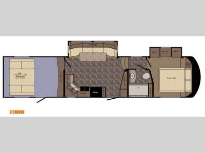 Floorplan - 2015 CrossRoads RV Elevation TF 3412