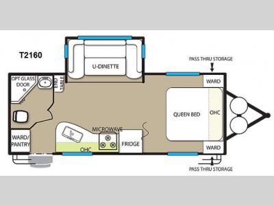 Floorplan - 2015 Forest River RV EVO T2160