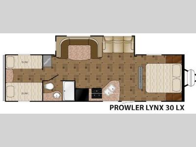 Floorplan - 2015 Heartland Prowler 30 LX Lynx