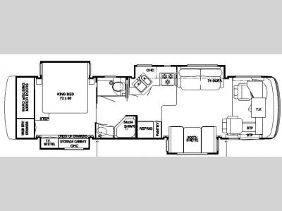 Floorplan - 2007 Newmar Ventana 3614