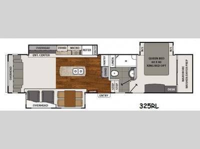 Floorplan - 2015 Coachmen RV Brookstone 325RL