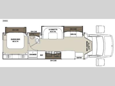 Floorplan - 2015 Coachmen RV Concord 300DS Ford