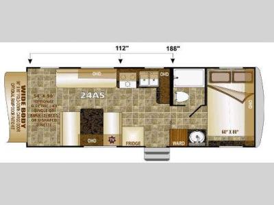 Floorplan - 2014 Northwood Desert Fox 24 AS