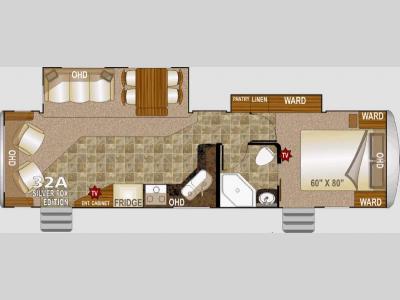 Floorplan - 2015 Northwood Arctic Fox 32A