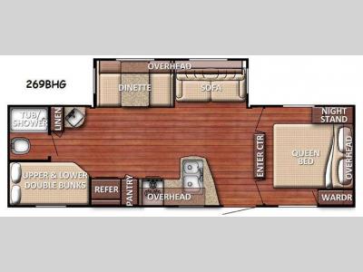 Floorplan - 2014 Gulf Stream RV Innsbruck 269BHG SE Series