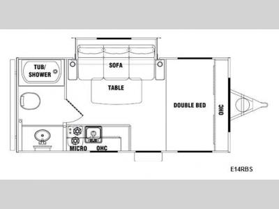 Floorplan - 2015 Pacific Coachworks Econ E14RBS