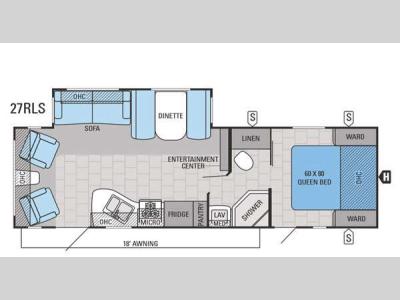 Floorplan - 2015 Jayco Jay Flight 27RLS