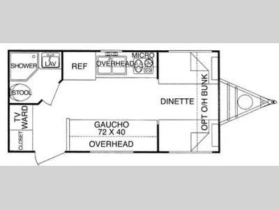 Floorplan - 2006 Shadow Cruiser Fun Finder T189 FD