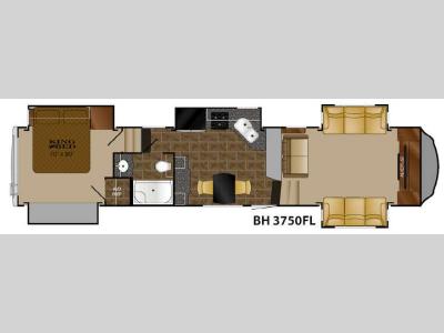 Floorplan - 2015 Heartland Bighorn 3750FL