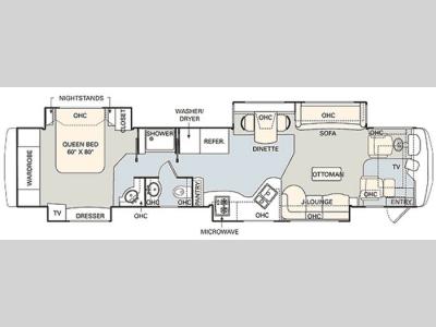 Floorplan - 2007 Monaco Signature Series 45 Commander IV