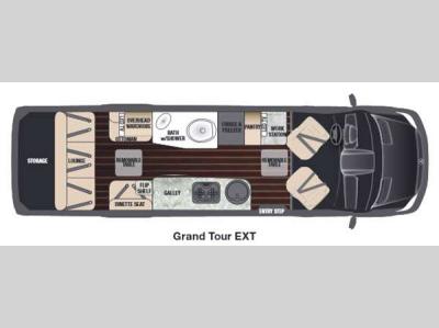 Floorplan - 2015 Airstream RV Grand Tour EXT Grand Tour EXT