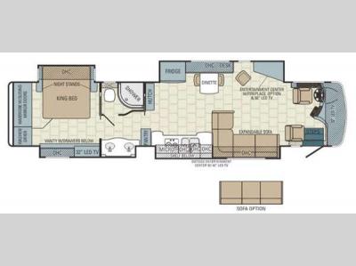 Floorplan - 2015 Entegra Coach Aspire 42DEQ