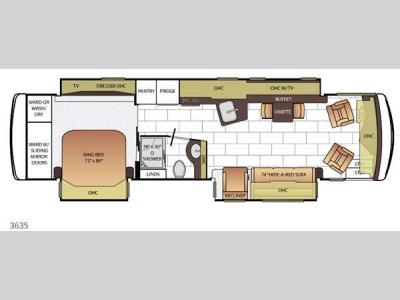 Floorplan - 2015 Newmar Ventana 3635